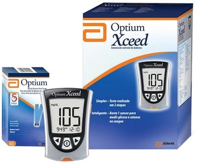33% OFF on Abott Optimum Glucose Monitor Glucometer