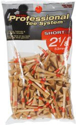 Pride Professional Tee System Shortee Tee Golf Tees (Pack Of 135, Blue, White)
