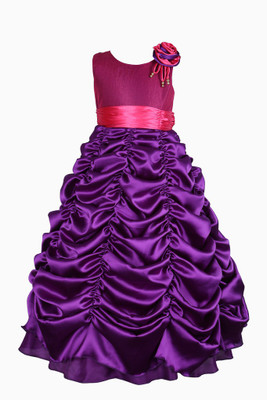 2% OFF on Little Darling Satin & Net Ball Gown