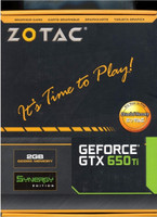 ZOTAC GTX 650 Ti Synergy Edition 2GB 128-bit DDR5 Graphics Card: Graphics Card