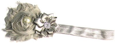 31% OFF on BabyCouture Vintage Duo Of Flower & Pearl Hair Band
