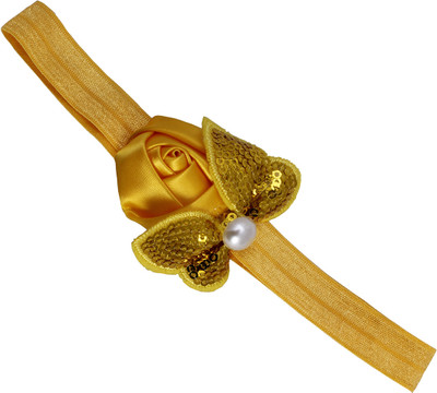 16% OFF on Pikaboo Sequin Bow With Rose Flower Head Band