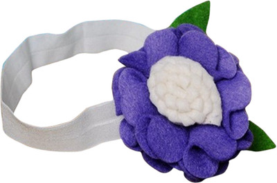 16% OFF on PinkXenia Felt Flower Rosette Ruffle Fall Newborn Babygirl Soft Head Band
