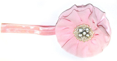 BabyCouture Chiffon Flock Of Pearls Diamond Head Band BabyCouture Chiffon Flock Of Pearls Diamond Head Band