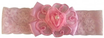 12% OFF on PinkXenia Lace Flower Pearl Embroidery Elastic Newborn Soft BabyGirl LightPink Headband Head Band 12% OFF on PinkXenia Lace Flower Pearl Embroidery Elastic Newborn Soft BabyGirl LightPink Headband Head Band