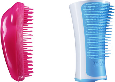 25% OFF on Tangle Teezer Combo Original Pink and Aqua Blue and White