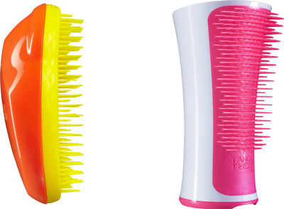 30% OFF on Tangle Teezer Combo Original Orange and Yellow and Aqua Pink and White