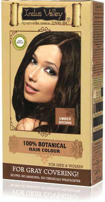 Indus Valley 100% Botanical Hair Color Umber Brown