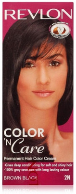 Revlon Color 'N Care Hair Color Brown Black 2N Revlon Color 'N Care Hair Color Brown Black 2N