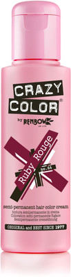 Crazy Color Semi-Permanent Hair Color Ruby Rouge Crazy Color Semi-Permanent Hair Color Ruby Rouge