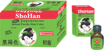 ShoHan Permanent Powder Hair Color Black Brown ShoHan Permanent Powder Hair Color Black Brown