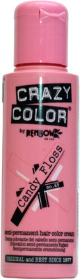 Crazy Color Semi-Permanent Hair Color Candy Floss Crazy Color Semi-Permanent Hair Color Candy Floss