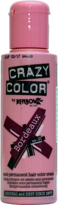 Crazy Color Semi-Permanent Hair Color Bordeaux Crazy Color Semi-Permanent Hair Color Bordeaux