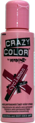 Crazy Color Semi-Permanent Hair Color Cyclamen Crazy Color Semi-Permanent Hair Color Cyclamen