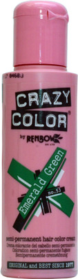 Crazy Color Semi-Permanent Hair Color Emerald Green Crazy Color Semi-Permanent Hair Color Emerald Green