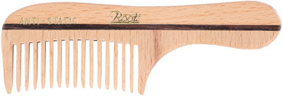 Roots Wooden Moustache Comb with Handle Roots Wooden Moustache Comb with Handle