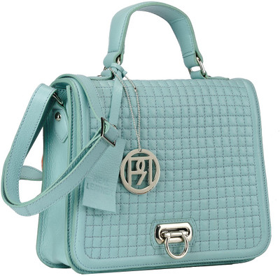 15% OFF on Phive Rivers Women Leather Hand-held Bag Blue