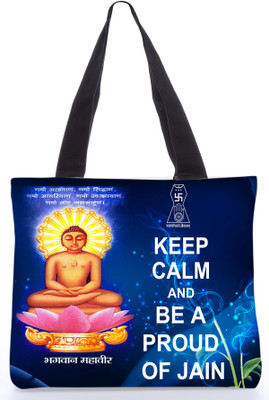17% OFF on Rebel Lord Mahavira - Be A Pround Of Jain Tote Multi-color