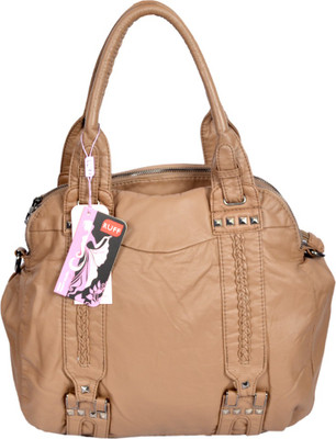 48% OFF on Gouri Soft pu Handbag Hand-held Bag Khaki12 48% OFF on Gouri Soft pu Handbag Hand-held Bag Khaki12