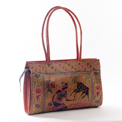 MunMun Elegant Shoulder Bag Brown