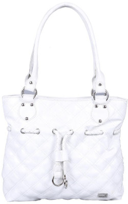 76% OFF on Butterflies Quilted Hand Bag White 76% OFF on Butterflies Quilted Hand Bag White