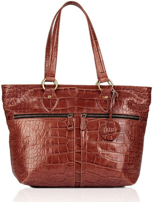 TLB Merryl Hand-held Bag Mid Brown