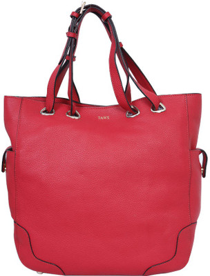 44% OFF on Taws Shopaholic Leather Hand-held Bag Red 44% OFF on Taws Shopaholic Leather Hand-held Bag Red