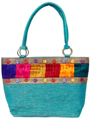 41% OFF on Craftstages Ethnic Designer Hand-held Bag Green