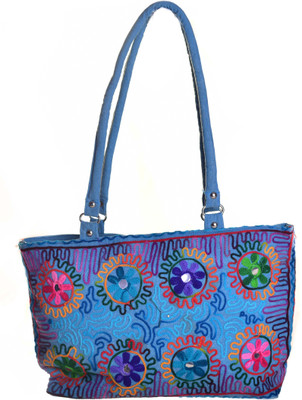 66% OFF on Kwickdeal Stylish Cool Wool Embroidered Shoulder Bag Multicolor