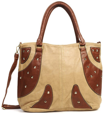 56% OFF on Adisa B1005 Hand-held Bag Beige, Brown
