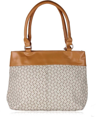60% OFF on Advika Signature Bags Shoulder Bag Beige, White 60% OFF on Advika Signature Bags Shoulder Bag Beige, White