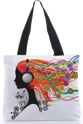 30% OFF on Snoogg Canvas Design Girl Face Sketch Tote White 30% OFF on Snoogg Canvas Design Girl Face Sketch Tote White