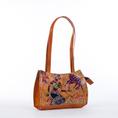 MunMun Funky Shoulder Bag Brown MunMun Funky Shoulder Bag Brown