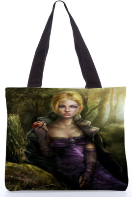30% OFF on Snoogg Canvas Design Angel Tote Multicolor 30% OFF on Snoogg Canvas Design Angel Tote Multicolor