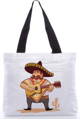17% OFF on Rebel Old Man Guitar Music Tote Multi-color 17% OFF on Rebel Old Man Guitar Music Tote Multi-color