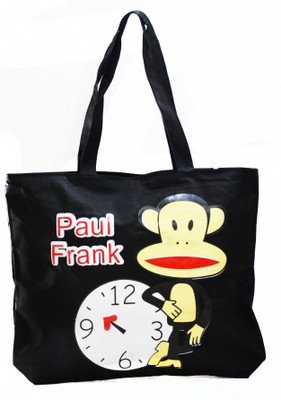 35% OFF on JG Shoppe Clock Printed Tote Black-980