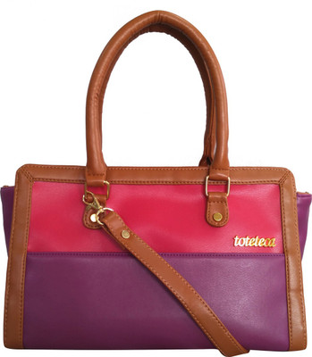 47% OFF on Toteteca Bag Works TT2576PinkMagentaTan Shoulder Bag Multicolor
