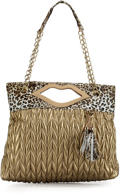 55% OFF on Abrazo Lip Shoulder Bag Gold 55% OFF on Abrazo Lip Shoulder Bag Gold