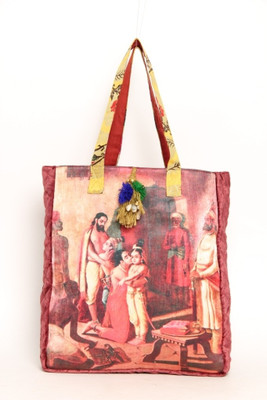 The House of Tara Velvet Tote 013 Tote Wine