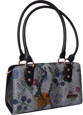 67% OFF on Womaniya Ethnic Silver Rose Collection-129 Hand-held Bag Multicolor