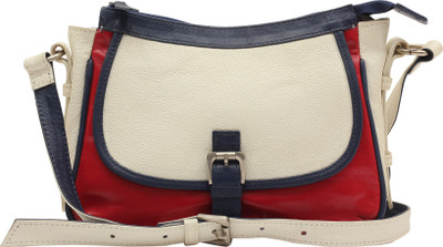 20% OFF on HX London Marigold Messenger Bag White, Red
