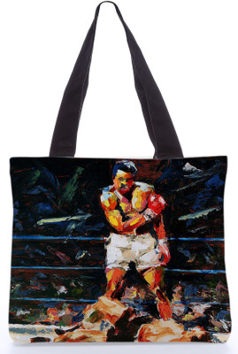 30% OFF on Snoogg Canvas Design Boxing Tote Multicolor
