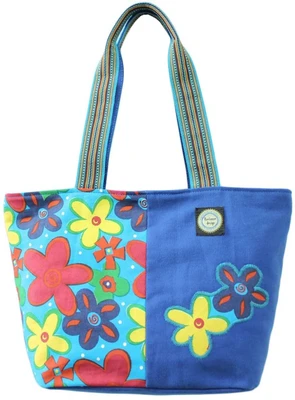 43% OFF on Anekaant Flora Hand-held Bag Blue 43% OFF on Anekaant Flora Hand-held Bag Blue