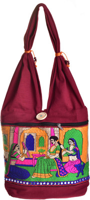 55% OFF on Baghut Meera Baai Style Embroidered Shoulder Bag Red-06 55% OFF on Baghut Meera Baai Style Embroidered Shoulder Bag Red-06