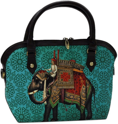 DesiPop Ladies Small Marli Hand-held Bag Green