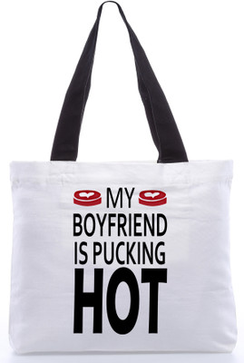 46% OFF on Snoogg Canvas Design Massage Shoulder Bag White