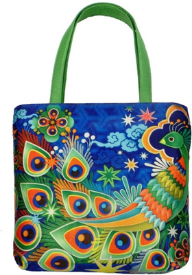 Bhamini Digital Print Tote Green