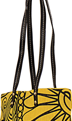 29% OFF on Greenobag Canvas Ethnic Flower Tote Light Pink