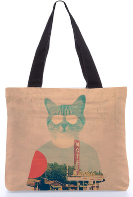 30% OFF on Snoogg Cool Cat Pill Tote Multicolor 30% OFF on Snoogg Cool Cat Pill Tote Multicolor