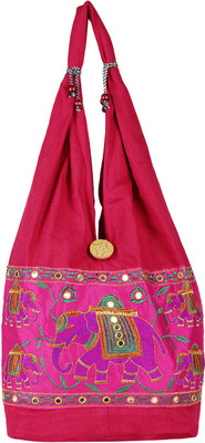 66% OFF on Fashiondrobe Ethnic Touch Shoulder Bag Red1